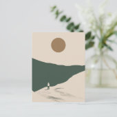 A Boho World Postkarte (Stehend Vorderseite)