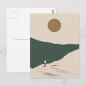 A Boho World Postkarte (Vorne/Hinten)