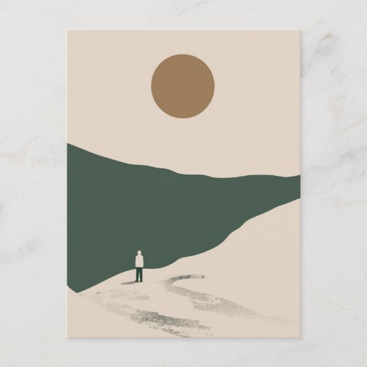 A Boho World Postkarte (Vorderseite)