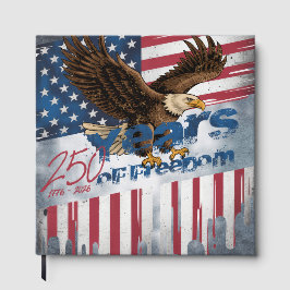 A bold,  illustration of an American symbol Gästebuch