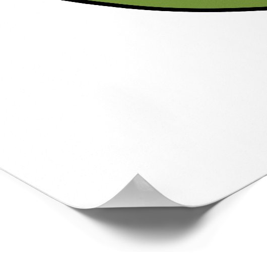 A-boo-cado Funny Avocado Pun Poster (Ecke)