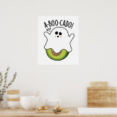 A-boo-cado Funny Avocado Pun Poster (Küche)