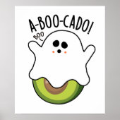 A-boo-cado Funny Avocado Pun Poster (Vorne)