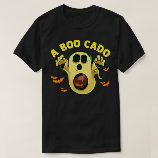 A Boo Cado Funny Ghost Avocado T-Shirt (Design vorne)