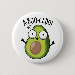 A-boo-cado Lustige Avocado-Schreck-Wortspiele Button