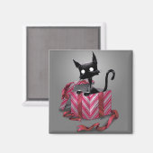 A Boo Kitty Gift Magnet (Vorderseite/Rückseite)