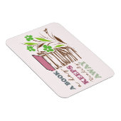 A Book A Day Keeps Reality Away Magnet (Rechte Seite)