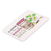 A Book A Day Keeps Reality Away Magnet (Linke Seite)