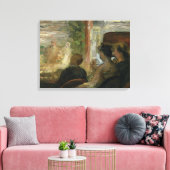 A Box at the Theatre, c.1865-70 Leinwanddruck (Insitu (Wohnzimmer))