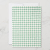 A Boy and Girl Twins Baby Shower Flat Card Einladung (Rückseite)