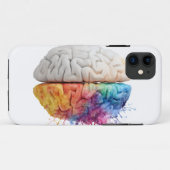 A brain divided between logical and creative sides Case-Mate iPhone hülle (Rückseite (Horizontal))
