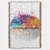 A brain divided between logical and creative sides decke (Vorderseite Vertikal)