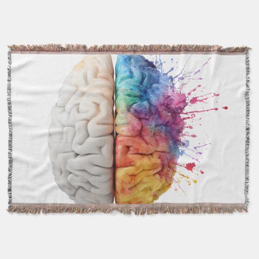 A brain divided between logical and creative sides decke (Vorderseite)