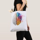 A brain divided between logical and creative sides tasche (Von Nahem)