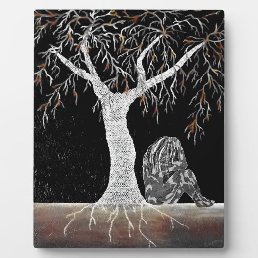 A Branch of Life to Contemplate Fotoplatte (Vorderseite)