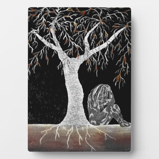 A Branch of Life to Contemplate Fotoplatte (Vorderseite)