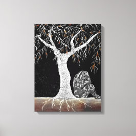 A Branch of Life to Contemplate Leinwanddruck