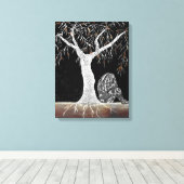 A Branch of Life to Contemplate Leinwanddruck (Insitu (Holzboden))