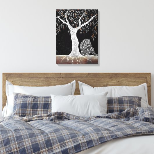 A Branch of Life to Contemplate Leinwanddruck (Insitu (Schlafzimmer))