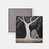 A Branch of Life to Contemplate Magnet (Vorderseite/Rückseite)