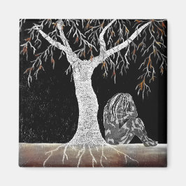 A Branch of Life to Contemplate Magnet