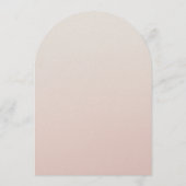 A Bride in a Tini Bit Martini Bridal Shower Einladung (Rückseite)