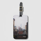 A Bridge in Shanghai Gepäckanhänger (Vorderseite Vertikal)