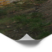 A Bridge to Cross Left (vertical) Gallery Print Poster (Ecke)