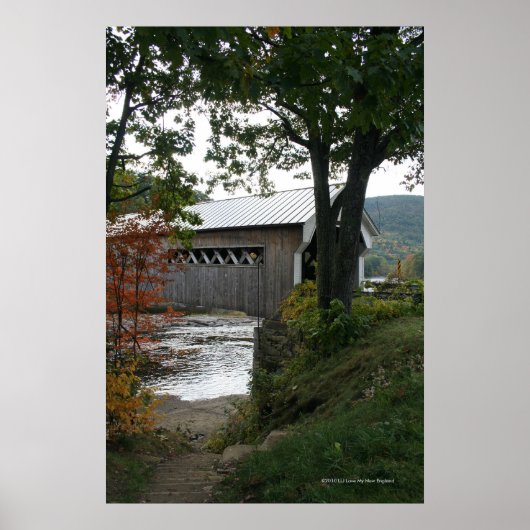 A Bridge to Cross Left (vertical) Gallery Print Poster (Vorne)