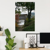 A Bridge to Cross Left (vertical) Gallery Print Poster (Heimbüro)