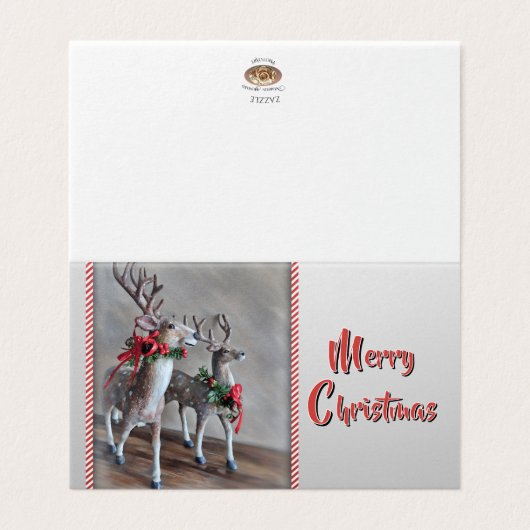 A Bright and Jolly Christmas Card (Außenseite Aufgefaltet)