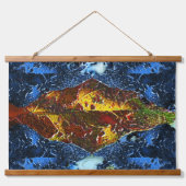 A Bright Goldfish Wandteppich Mit Holzrahmen (Vorne)