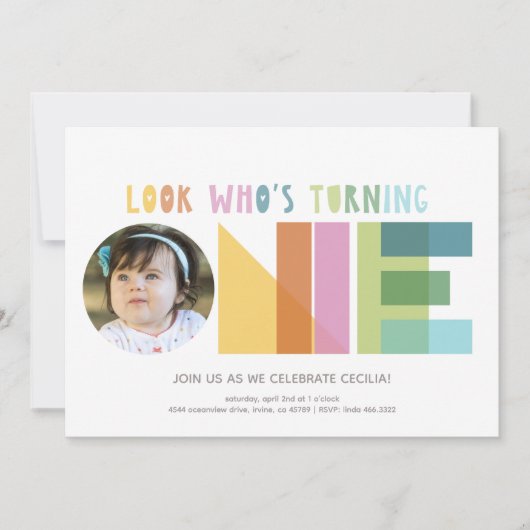 A Bright One Einladung (Vorderseite)