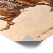 A Buck Jumper 1893 - Frederic Remington Poster (Ecke)