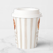 A Bun in the Oven Cinnamon Roll Theme Baby Shower Pappbecher (Rechts)