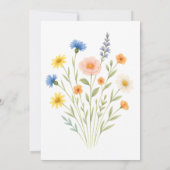 A burst of springtime joy einladung (Rückseite)