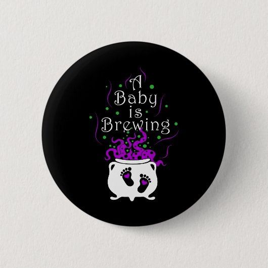 A By bricht Halloween Spooky Ghost Button (Vorderseite)