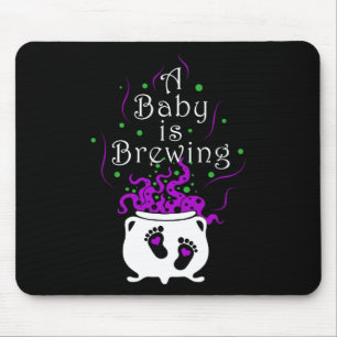 A By bricht Halloween Spooky Ghost Mousepad