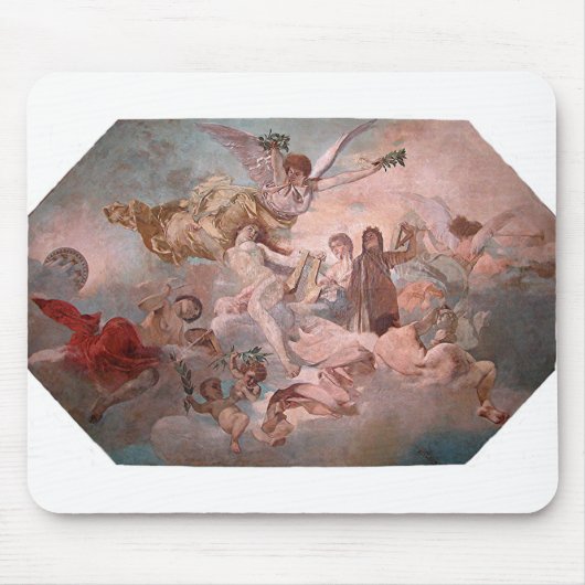 A. C. Alegoría de las Bellas Varia Angels - Circ Mousepad (Vorne)