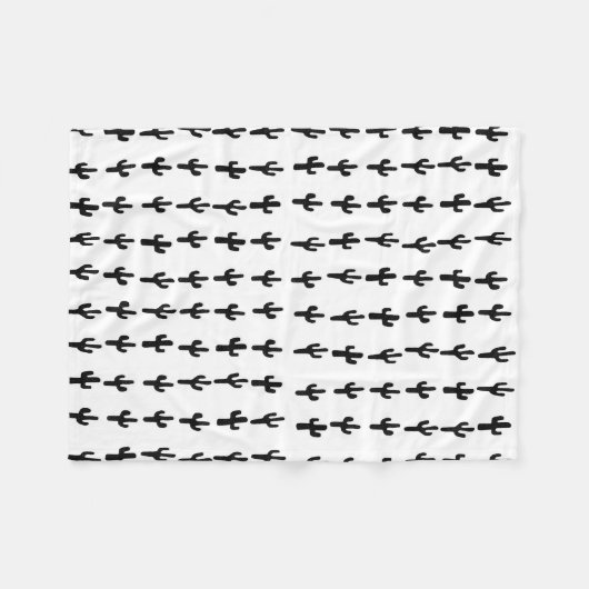 A Cactus Blanket Fleecedecke (Vorderseite (Horizontal))