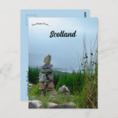 A Cairn in Scotland Postkarte (Vorne/Hinten)
