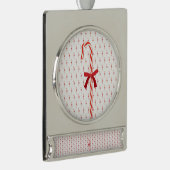 A Candy Cane Banner-Ornament Silber (Rechts)