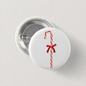 A Candy Cane Button (Vorne & Hinten)