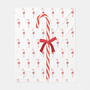 A Candy Cane Fleecedecke