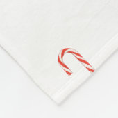 A Candy Cane Fleecedecke (Ecke)