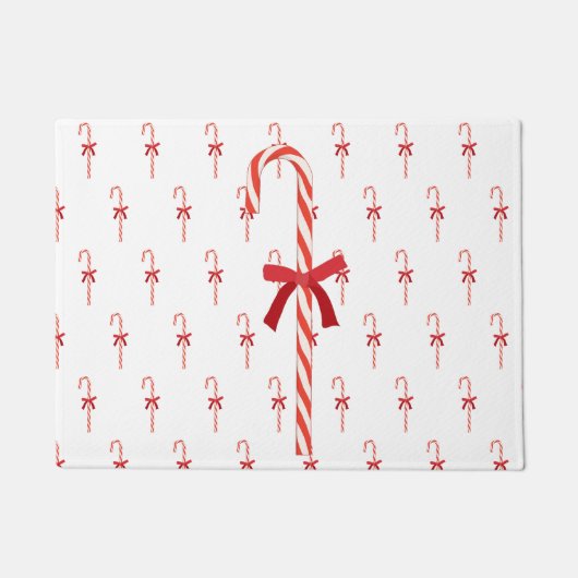 A Candy Cane Fußmatte (Vorderseite)