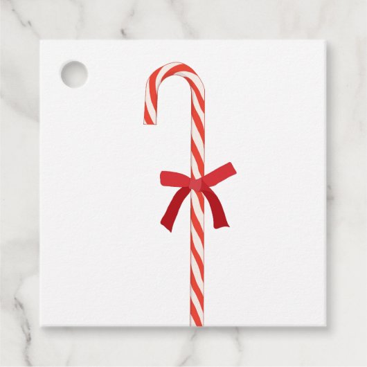 A Candy Cane Geschenkanhänger (Vorderseite)