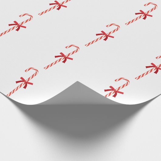 A Candy Cane Geschenkpapier (Ecke)