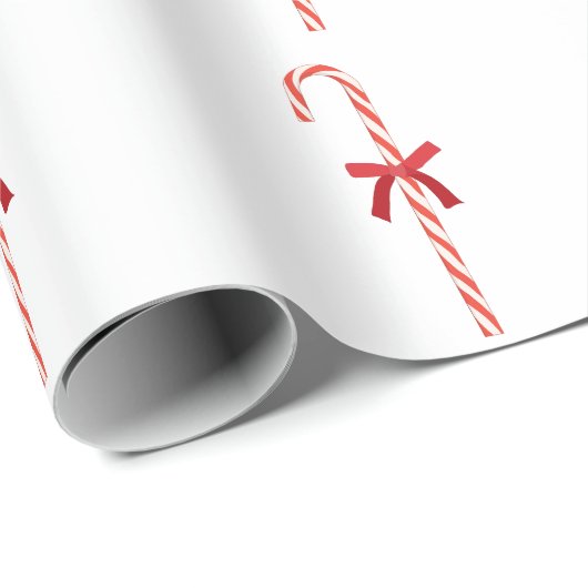 A Candy Cane Geschenkpapier (Rolleneckpunkt)