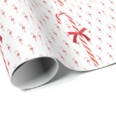 A Candy Cane Geschenkpapier (Rolleneckpunkt)